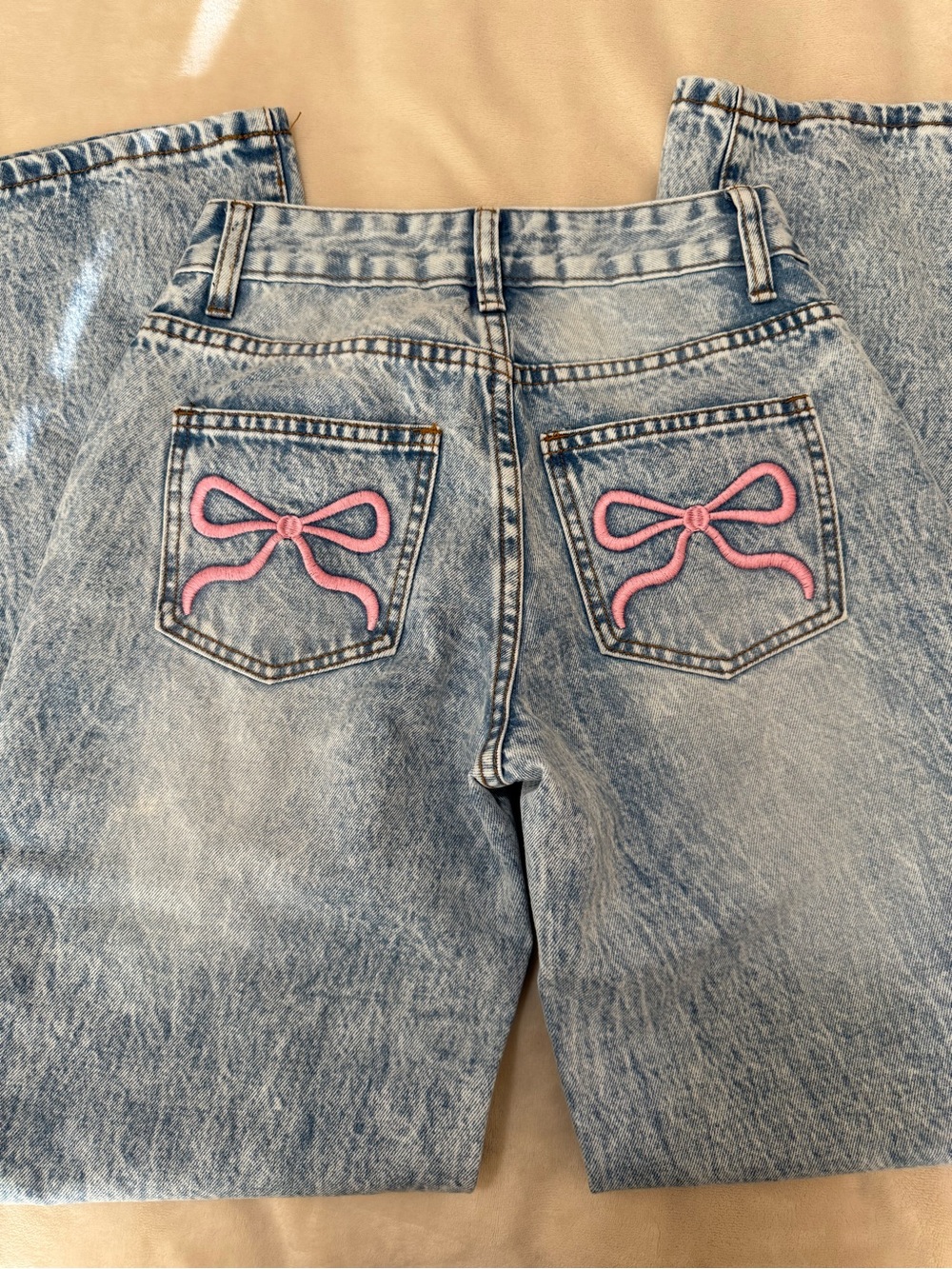 Telepatia Bow Pocket Jeans - Picture 3 of 6